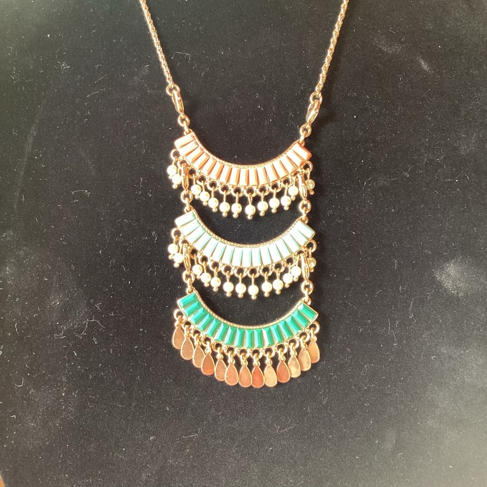 Premier Designs Fiesta Gold Necklace